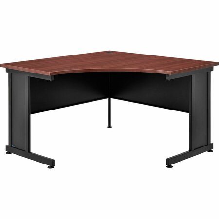 INTERION BY GLOBAL INDUSTRIAL Interion 48inW Corner Desk, Mahogany 248999MH